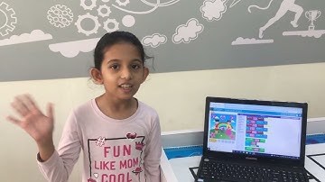 Hritika Gandhi Code & Explain about their own design Poster in Coding Course From RoboFunLab PBR