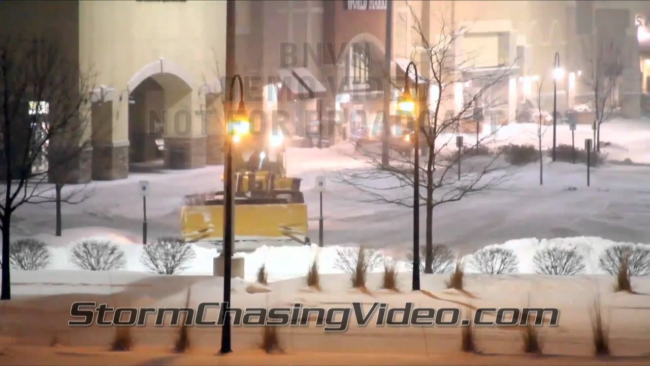 01/31/2011 Madison, WI Winter Snow Storm YouTube