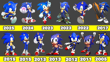 Evolution of Sonic Mobile Game Graphics In SEGA and Nintendo Games (2005-2025)