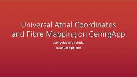 Create Left Atrial Models with Fibre Orientations using CemrgApp (Manual Pipeline)