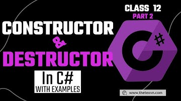 C# - Constructor & Destructor PART 2 | C# Tutorial Class 12 in اردو/हिन्दी