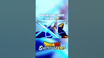 Trunks is OP! on DBZ SPARKING! ZERO 🔥 #shorts #dbz #gaming