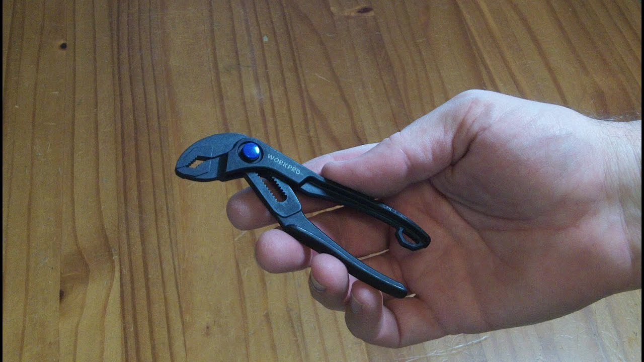 Review: Workpro 4 inch mini grove joint pliers $16 - YouTube