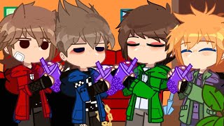 Eddsworld crew try Grimace Shake ||•MEME•|| Eddsworld