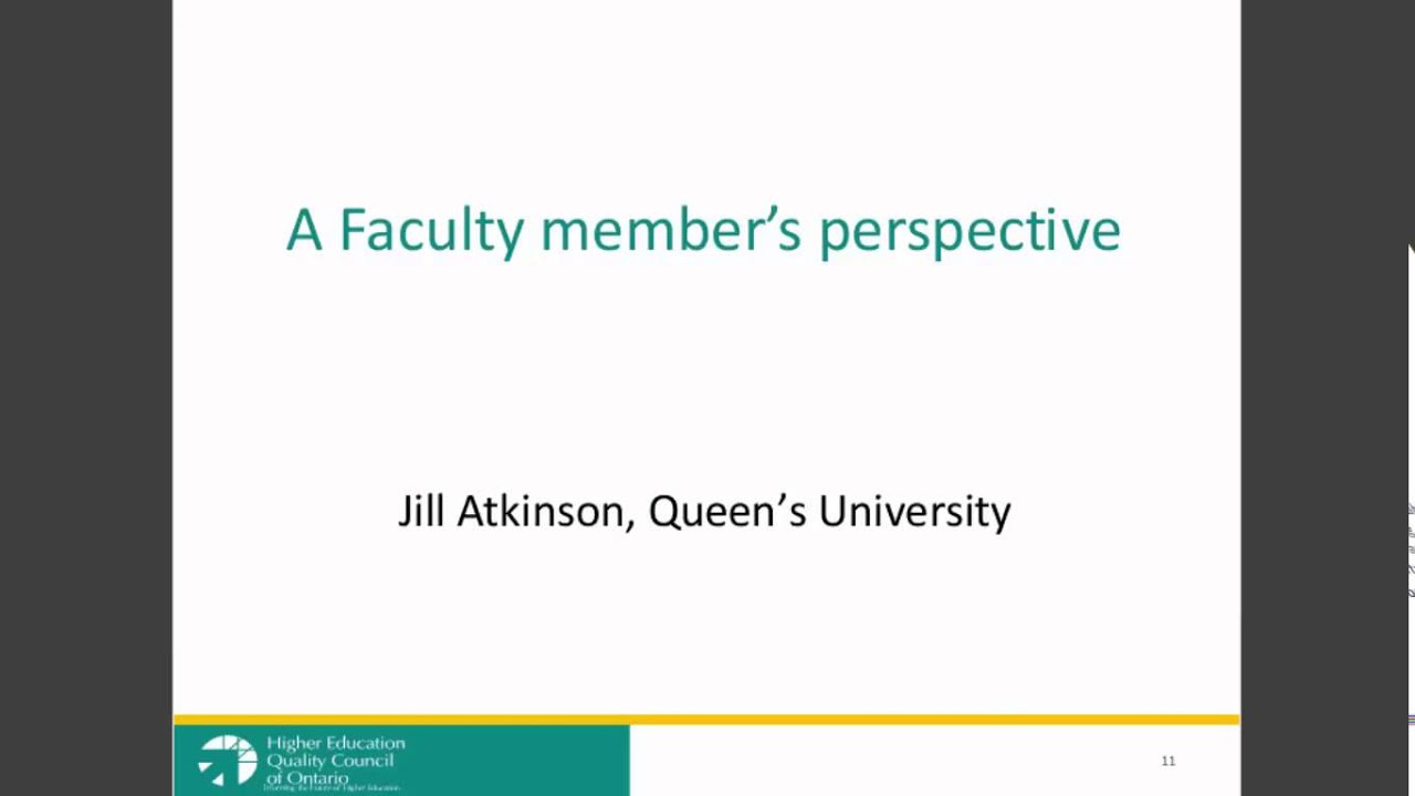 Webinar 1- Making the culture shift: Faculty engagement in learning outcomes assessment