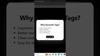 Why Semantic Tags Are Important 😱