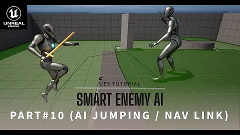 Smart Enemy AI |  (Part 10:  AI Jumping / Nav Link) | Tutorial in Unreal Engine 5 (UE5)