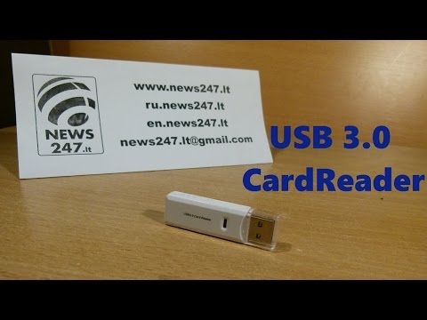 USB 3.0 kortelių skaitytuvas iš AliExpress [Apžvalga]