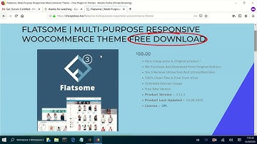 Flatsome | Multi Purpose Responsive WooCommerce Theme Free Download