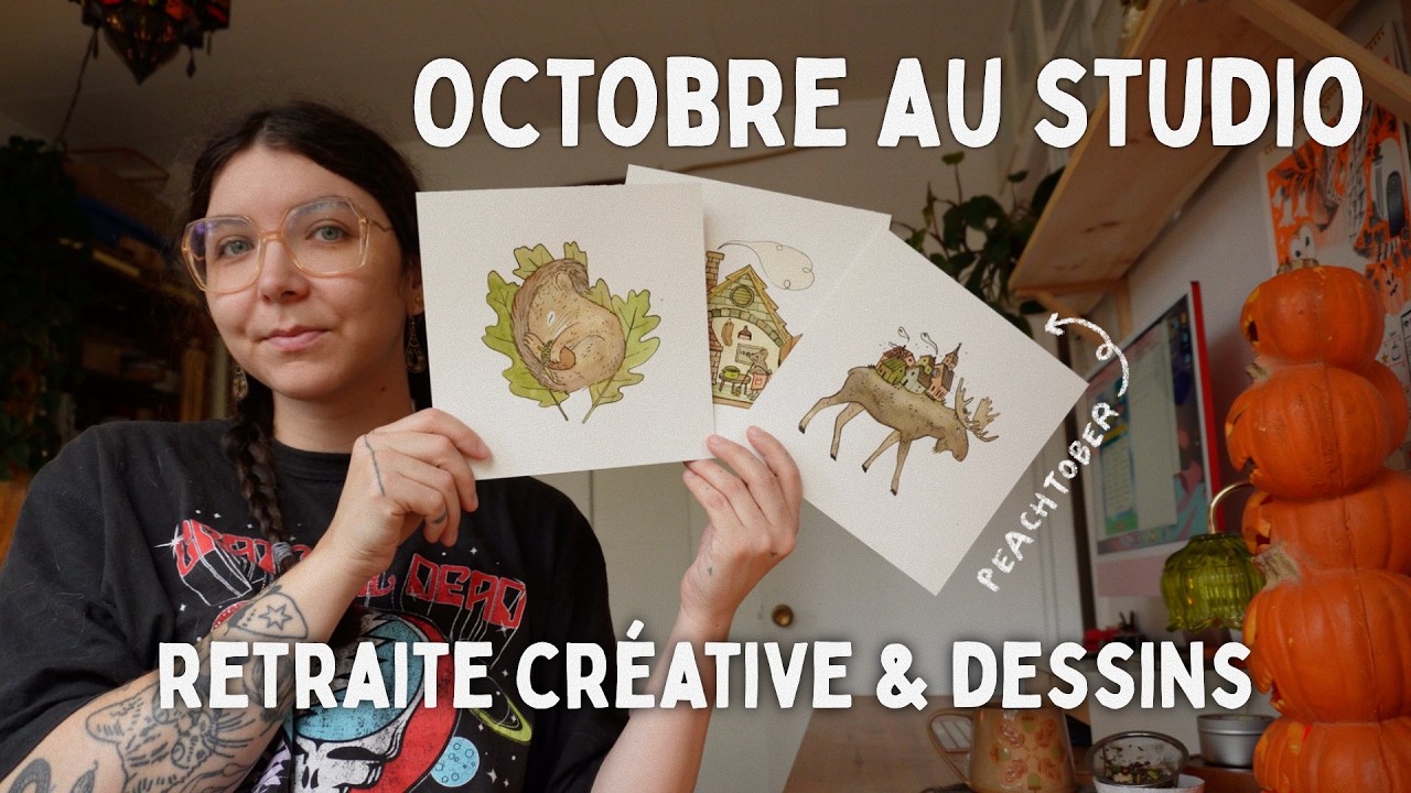 le début d'octobre ✹ art studio vlog