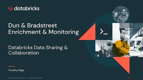 Dun & Bradstreet Enrichment & Monitoring, powered by Delta Sharing & Databricks Marketplace