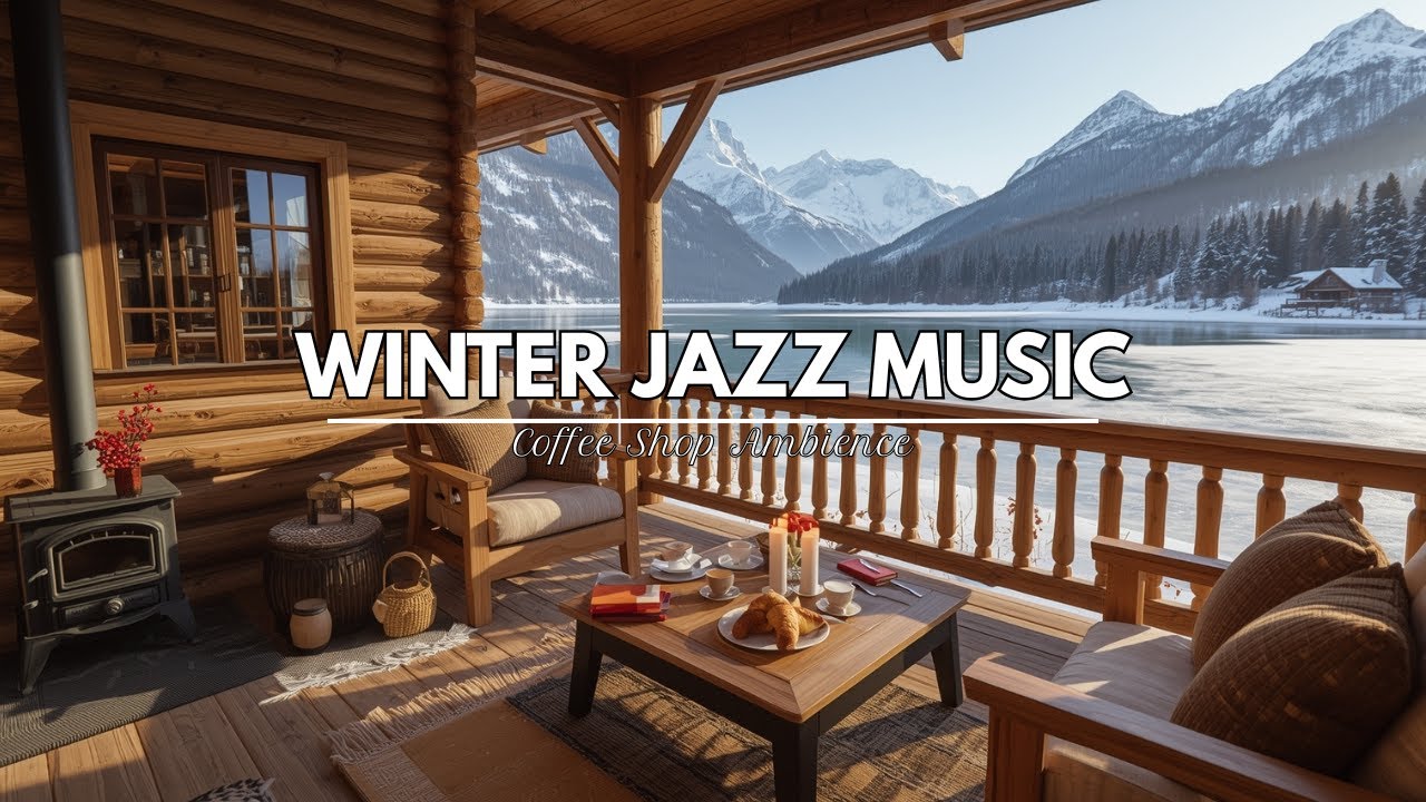 Peaceful January Winter Morning Jazz ☕ Cozy Winter Snow & Smooth Instrumental Music