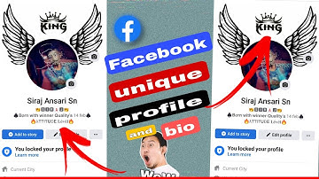 Facebook stylish profile and stylish bio tricks || make facebook vip bio style 2022