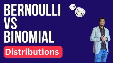 Bernoulli vs Binomial distribution | bernoulli vs binomial | bernoulli distribution vs binomial