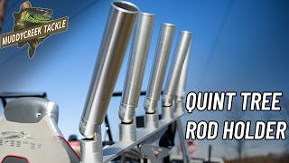 Muddycreek Tackle Quint Tree Rod Holder | Heavy-Duty Rod Holder for Trolling Big Water