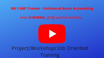 Unilateral Asset Accounting# SAP FICO# FICO Training# S/4HANA# Realtime Tickets