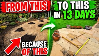 Get YOURSELF a NEW Lawn in 13 DAYS. Do this!