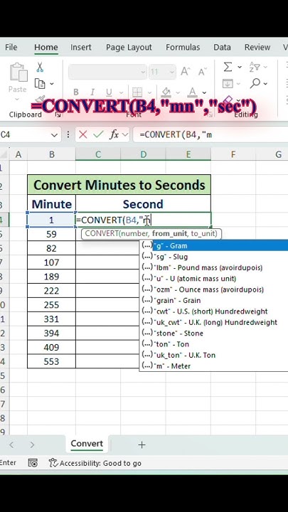 Convert minutes to seconds in Excel | Excel trick for interview | # ...