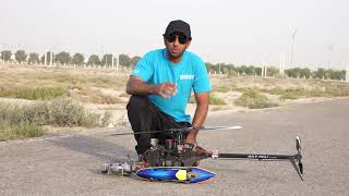 Tareq Alsaadi I replaced the old Xnova motor 4025-560 with new one !! Oxy5 RC helicopter طارق السعدي