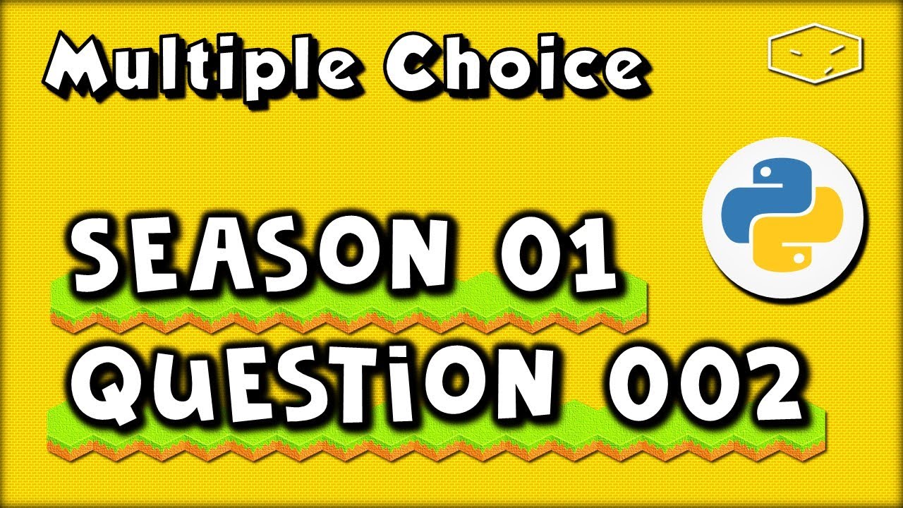 Python Multiple Choice # Season 01 # Question 002 👍 - YouTube