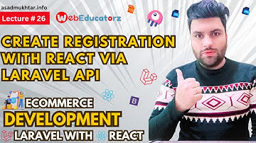 React User Registration with Laravel API | Complete Authentication Tutorial for Beginners