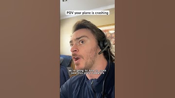 POV your plane is crashing #shorts #comedy #funny