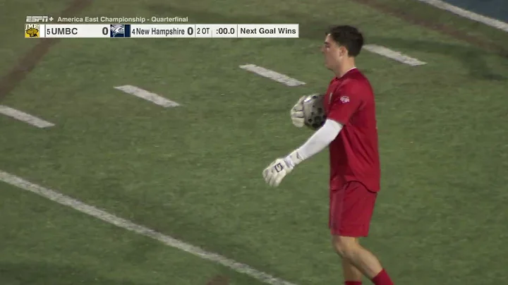UNH Men's Soccer vs UMBC Quarterfinal Highlights 11-8-25