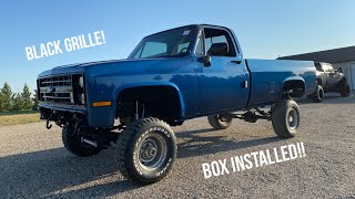 1986 K10 Restoration: Box and Grille Installed! by Braden Rein 1,693 views 2 years ago 13 minutes, 26 seconds