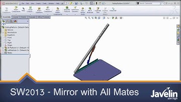 New in SolidWorks 2013 - Mirror with All Mates