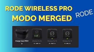 Como poner el Modo Merged . Rode Wireless Pro