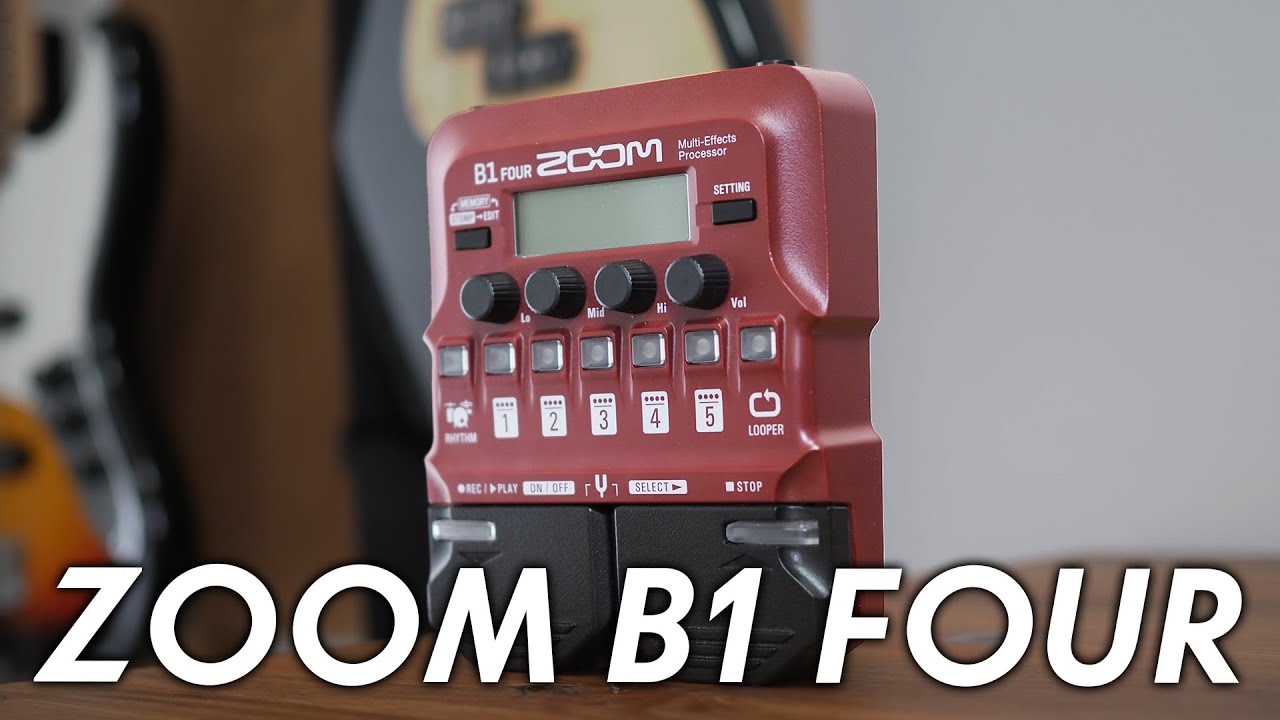 1年使い倒して分かったのZOOM B1 FOURの『必要十分』な理由
