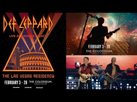 DEF LEPPARD announce Las residency 2026 "Def Leppard: Live at Caesars Palace" details