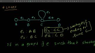 004 || GRAPH THEORY || LOOPS AND PARALLEL EDGES