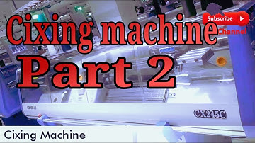 Cixing machine//Auto knit machine sweaters factory//Jacquard//Part 2