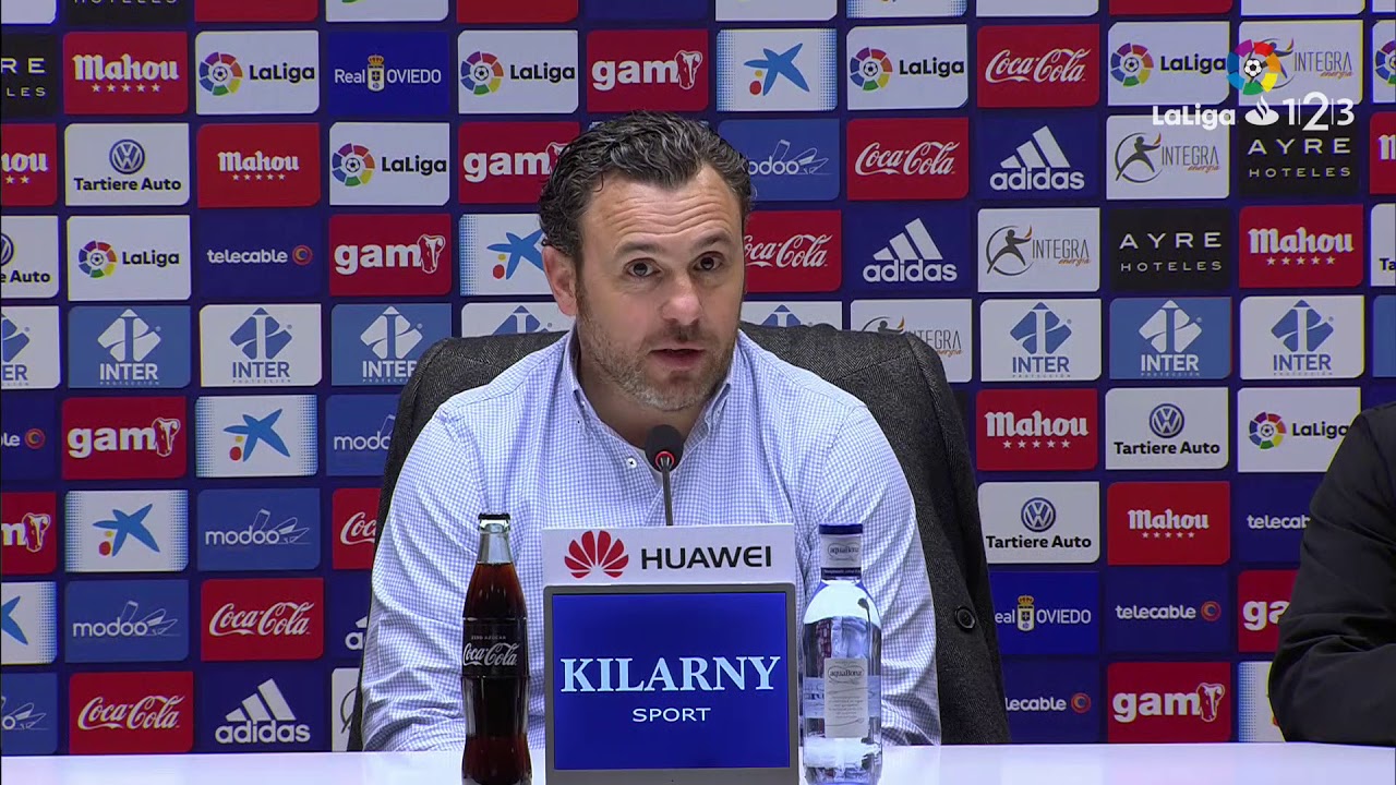 Rueda de prensa de Sergio González tras el Real Oviedo vs Real ...
