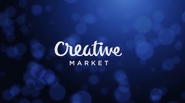 Background video - blurred sparkling bokeh Blue