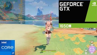 Genshin impact GTX 1650M 4GB DDR6