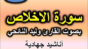 سورة الاخلاص بصوت القارئ وليد النائحي