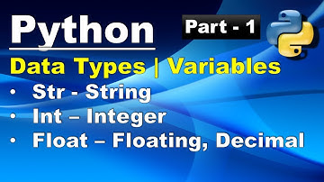 Variables Data Types Part - 1 in Python in Urdu and Hindi