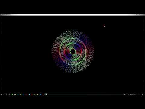 Drawing an RGB circle using python