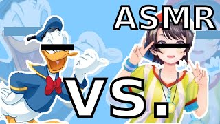 Subaru tries ASMR ft. Donald Duck [ENG SUB]