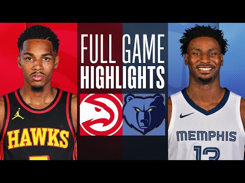 HAWKS at GRIZZLIES | FULL GAME HIGHLIGHTS | March 8, 2024