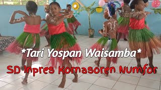 Tari Yospan Waisamba #tariantradisional #biakpapua #siswa SD Inpres Kornasoren Numfor