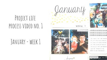 Project life Process video no. 1 / January 2020 - week 1