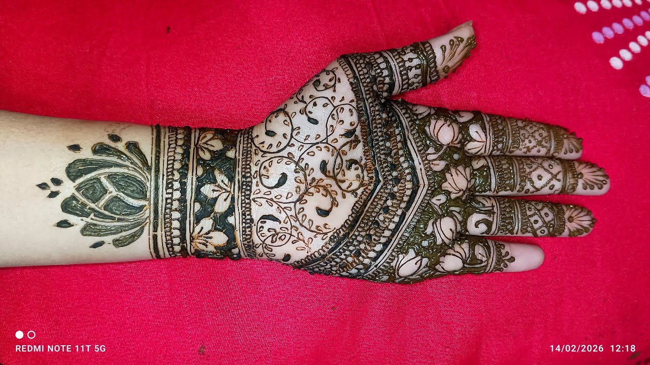 Beautiful front hand mehndi designs ✨🌿 bridal design for 2025 