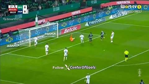 Iván Fresneda Goal,  Sporting vs Famalicão 1-0 All Goals Highlights 2024-25