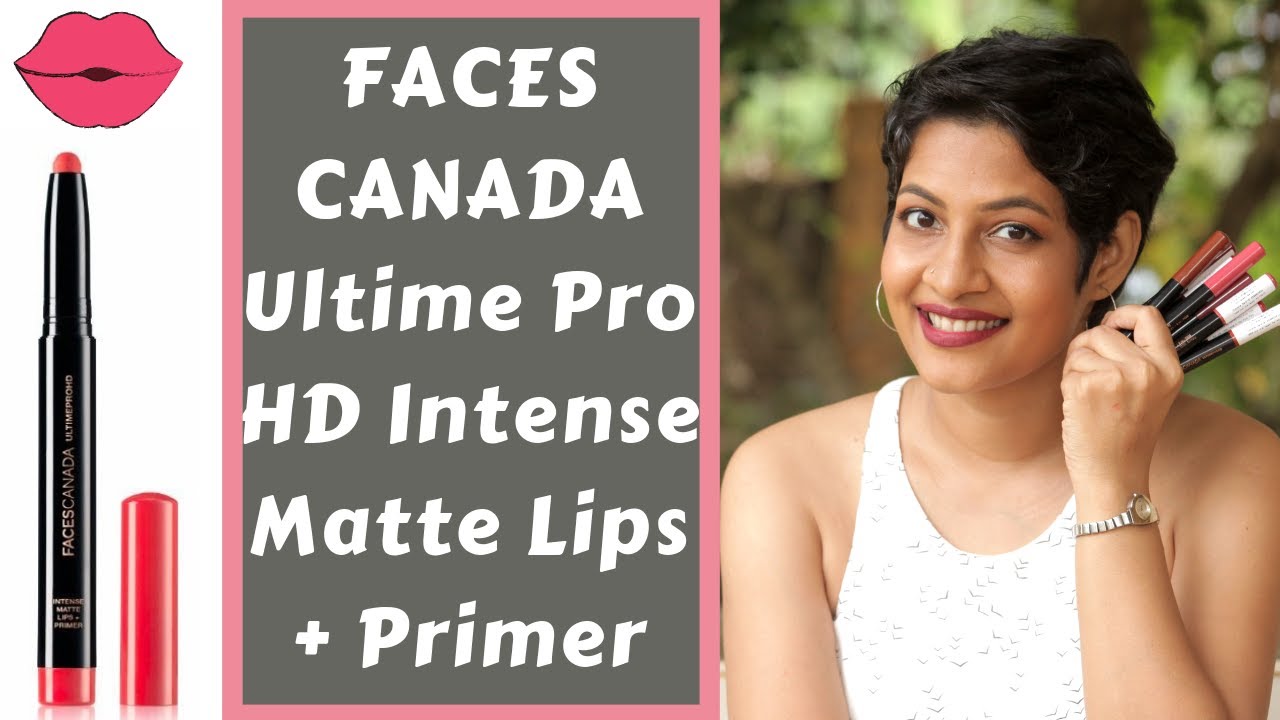 FACES CANADA Ultime Pro HD Intense Matte Lips + Primer Review