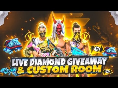 RRGAMER23 IS LIVE FREE FIRE GIVEAWAY CUSTOM ROOMS FF LIVE GIVEAWAY  #FFLIVEGIVEAWAY #ffliveguildtest