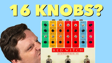 The Red Witch Synthotron 3 - Synthesizer Guitar Pedal?