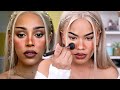 ANOTHER DOJA CAT TRANSFORMATION?? THIS IS THE LAST ONE LOL | ICE BLONDE HAIR + MAKEUP | Arnellarmon